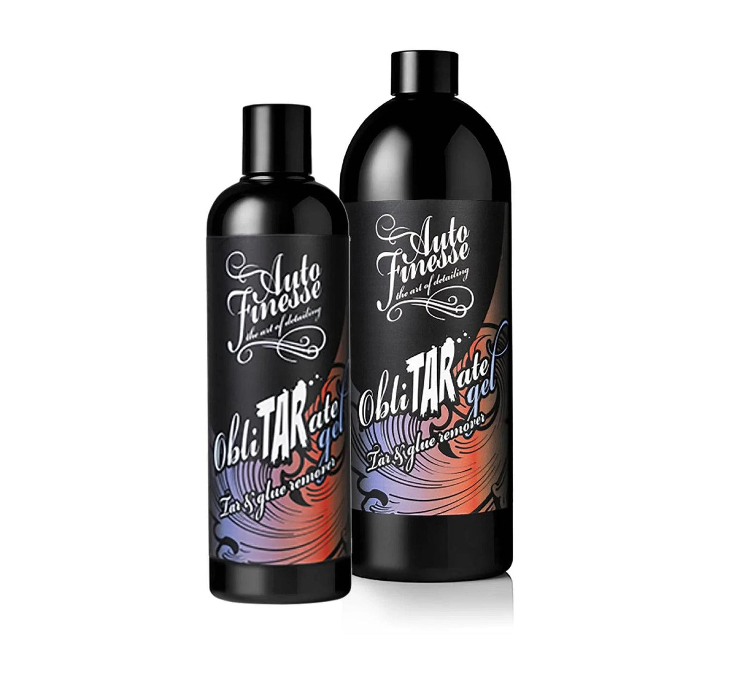 Auto Finesse ObliTARate - Tar & Glue Remover Gel is an exceptionally powerful solvent based formula designed to disolve and remove stubborn, sticky contaminants on contact.