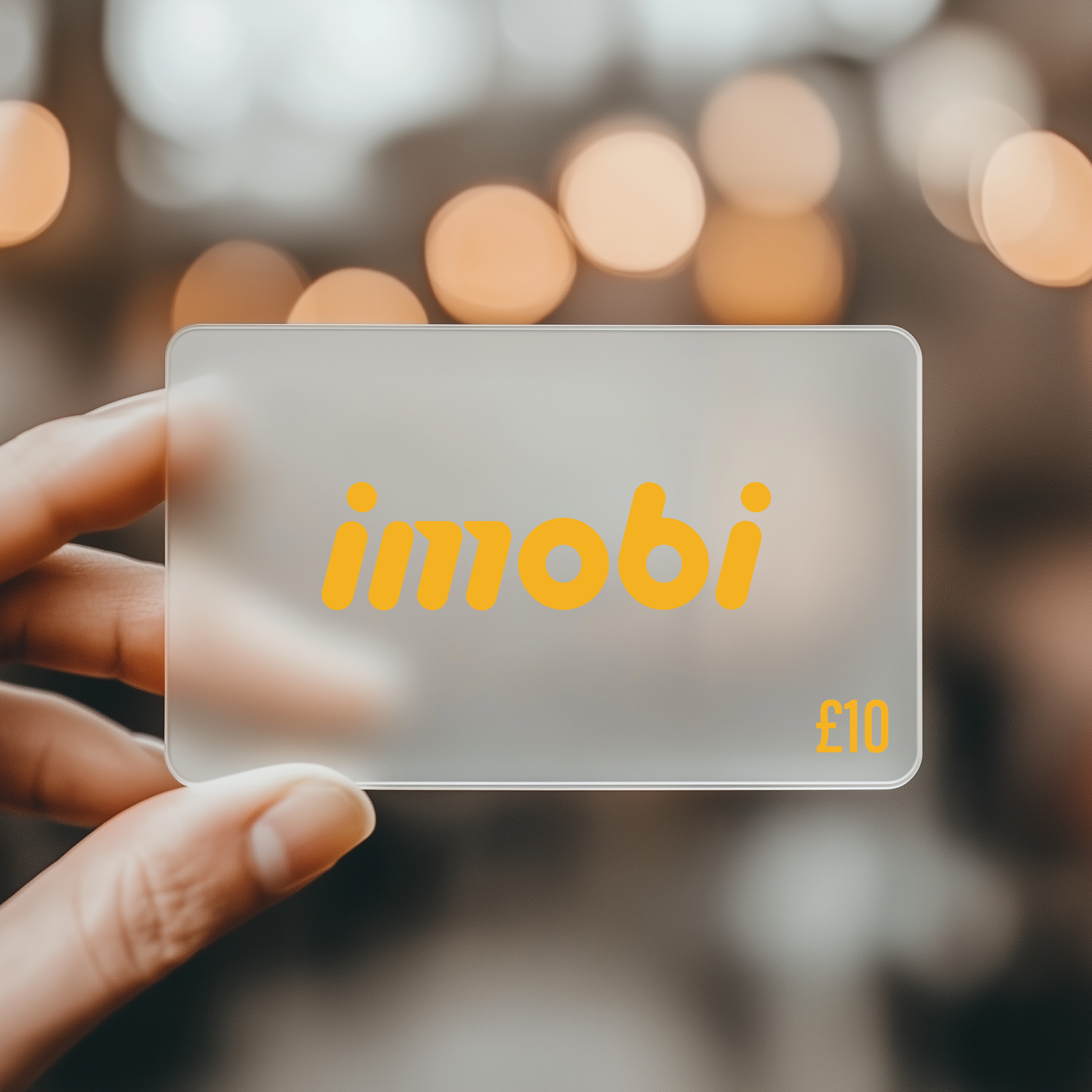 an Imobi Gift Card for purchasing car cleaning products from Imobi, for car cleaning and car detailing