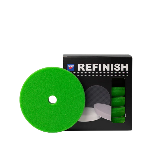Cartec Refinish green unipad polishing pads for machine polishing, paint correction and professional car detailing.