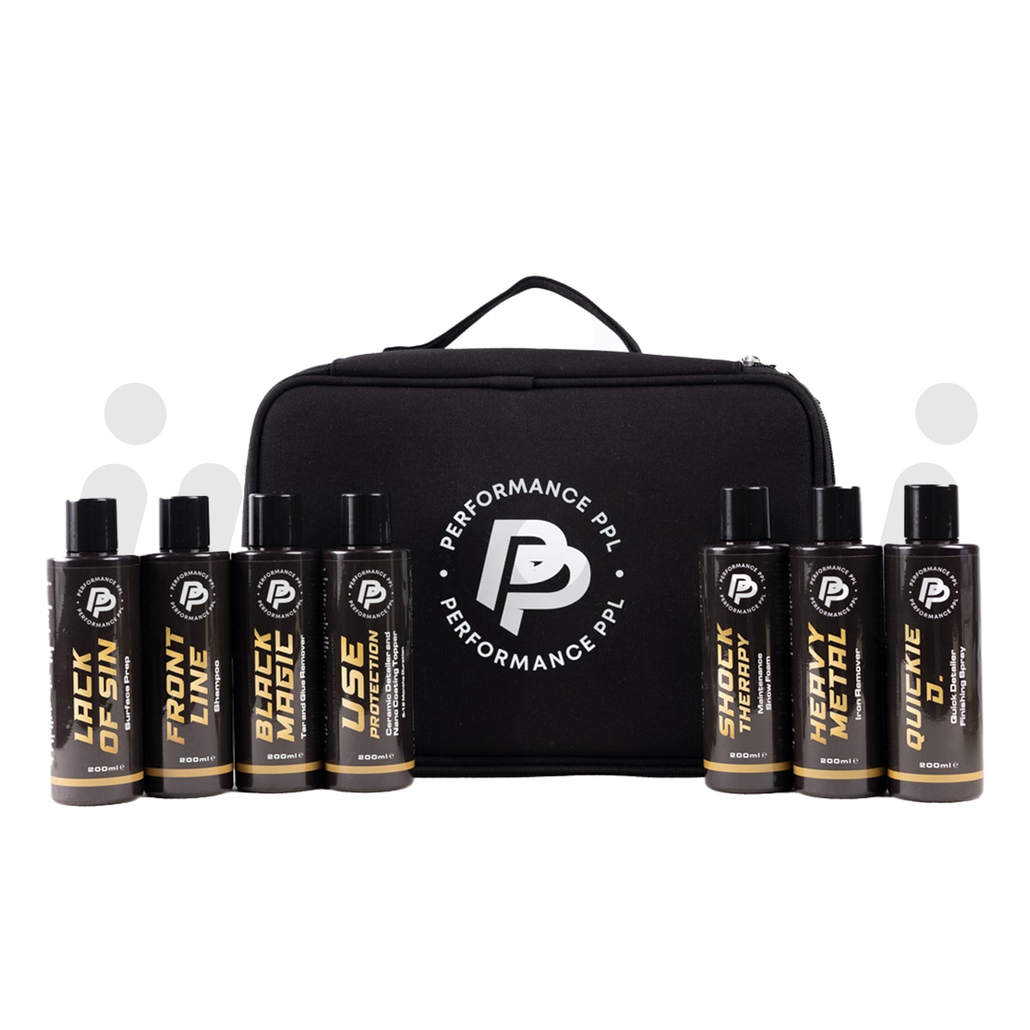 Performance PPL car Detailing Kit, front facing car clean kit
