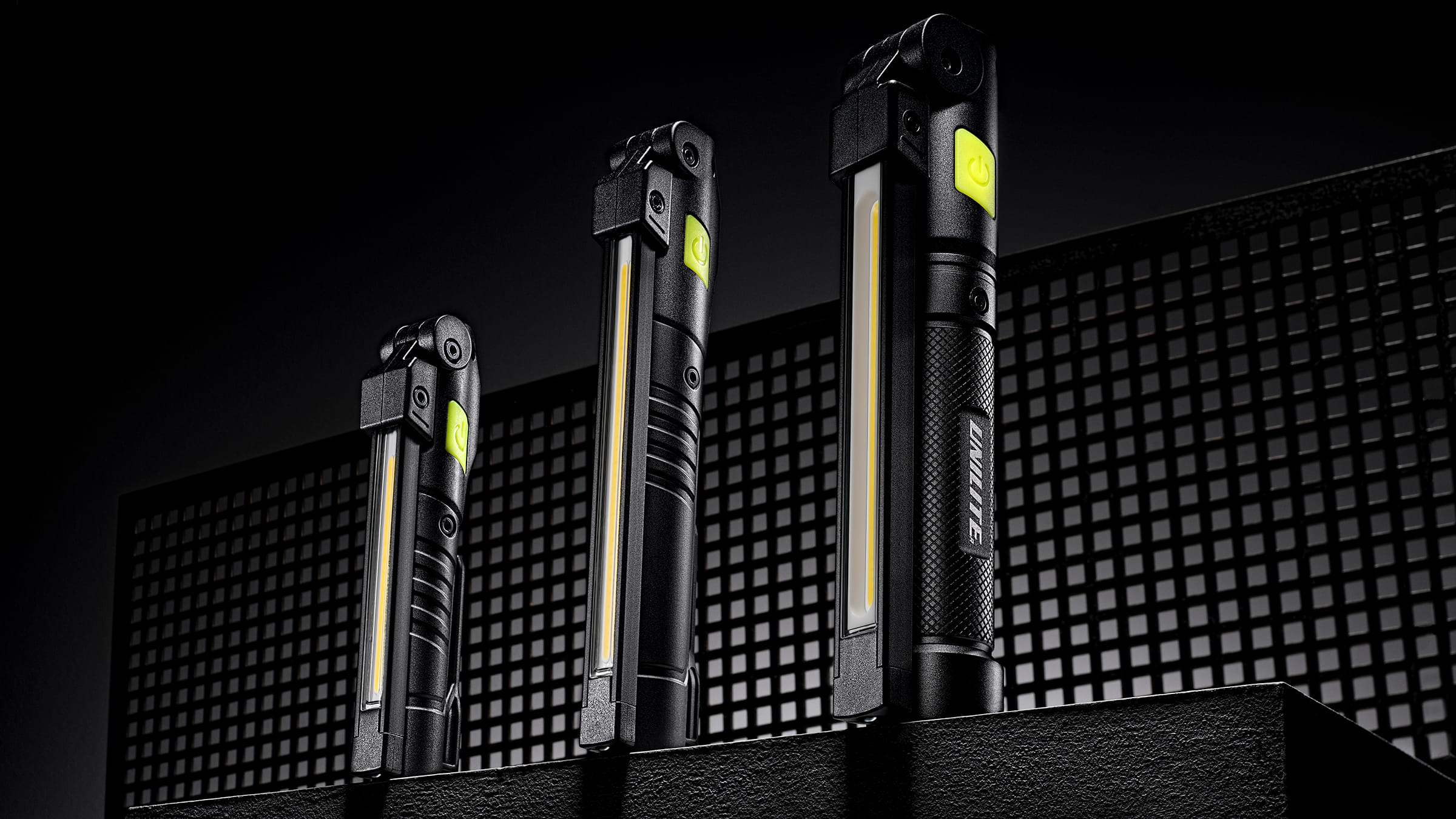 Professional rechargeable LED inspection lights for car detailing and valeting, ideal for paint correction, ceramic coating application, interior cleaning, wheel cleaning, engine bay detailing and automotive workshop use.